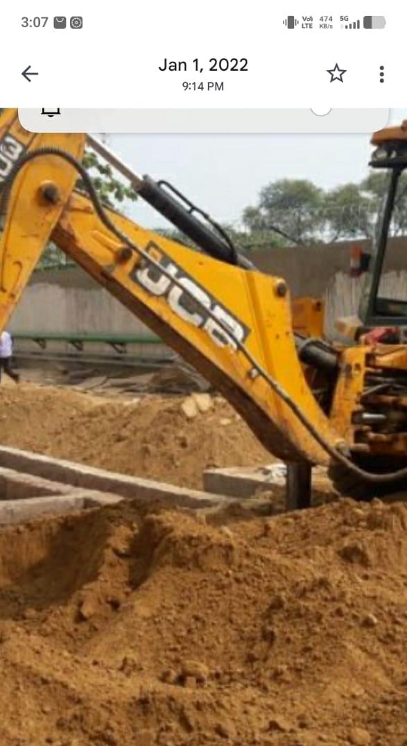 Earthwork at site
